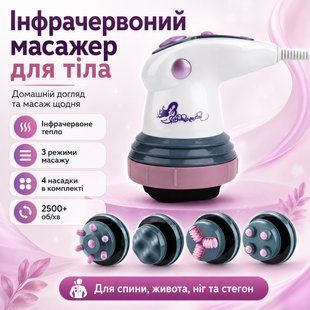 Інфрачервоний антицелюлітний масажер для тіла RETTER Body Innovation Body229101 фото